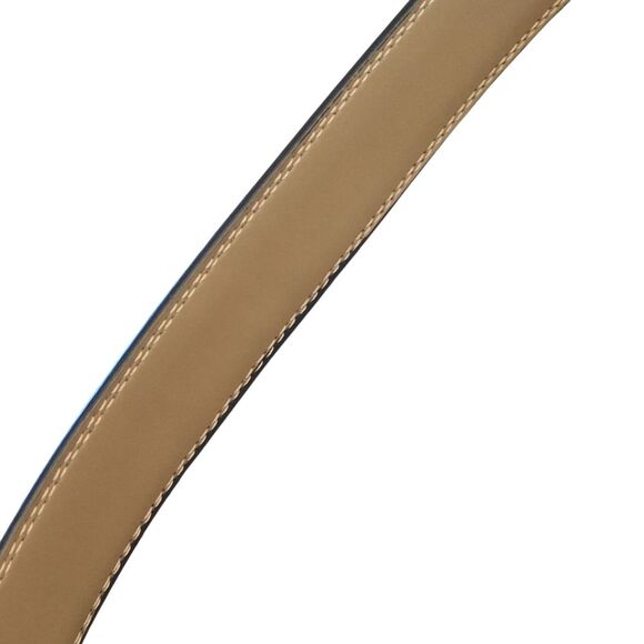 MIO MARINO Belt Black NWOT Linxx Designer Ratchet Leather ADJUSTABLE up to 58" - Picture 9 of 12